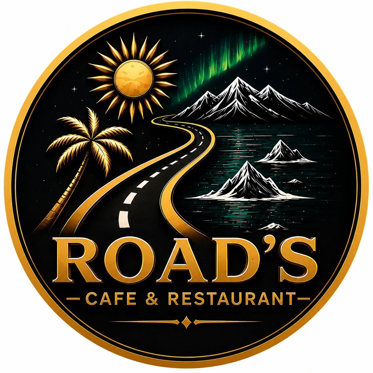 Logo for Roads cafe & bar