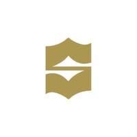 A Logo Shaped as a golden S for the Shangri La Resort